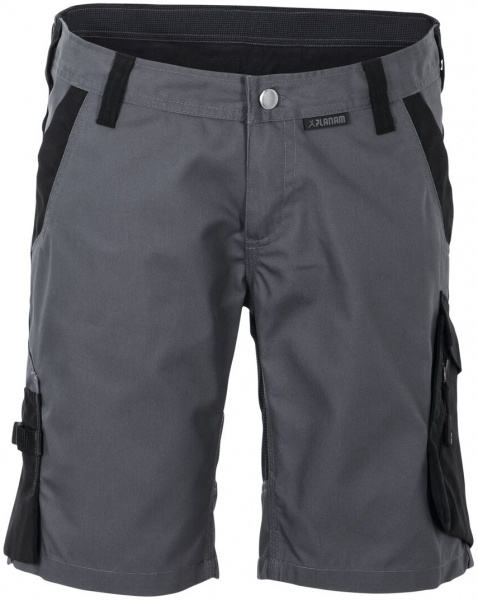 PLANAM-Workwear, Damen-Shorts, Norit, 245 g/m², schiefer/schwarz
