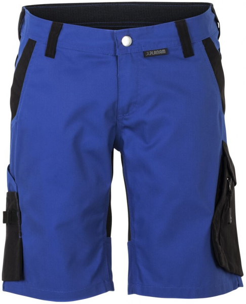 PLANAM-Workwear, Damen-Shorts, Norit, 245 g/m², kornblau/schwarz