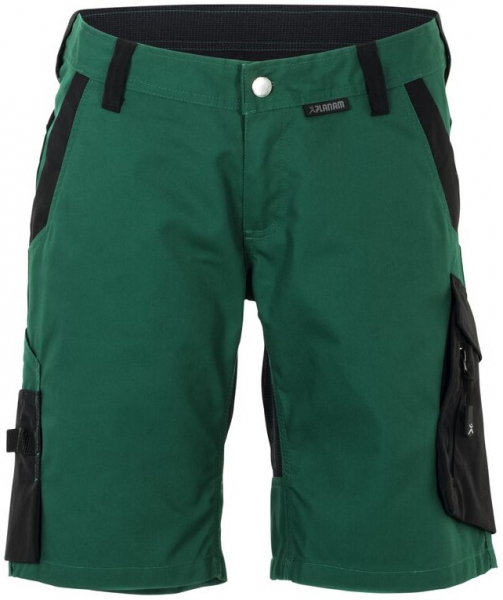 PLANAM-Workwear, Damen-Shorts, Norit, 245 g/m², grün/schwarz