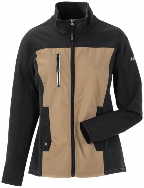 PLANAM-Workwear, Damen-Hybridjacke, Norit, 245 g/m², sand/schwarz