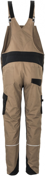 PLANAM-Workwear, Latzhose, Norit, 245 g/m², sand/schwarz