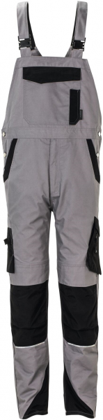 PLANAM-Workwear, Latzhose, Norit, 245 g/m², zink/schwarz