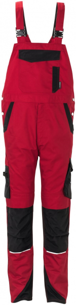 PLANAM-Workwear, Latzhose, Norit, 245 g/m², rot/schwarz