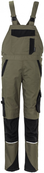 PLANAM-Workwear, Damen-Latzhose, Norit, 245 g/m², oliv/schwarz