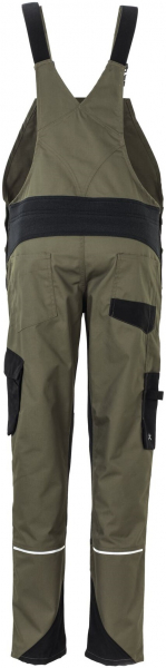 PLANAM-Workwear, Damen-Latzhose, Norit, 245 g/m², oliv/schwarz