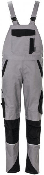 PLANAM-Workwear, Damen-Latzhose, Norit, 245 g/m², zink/schwarz