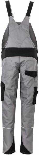 PLANAM-Workwear, Damen-Latzhose, Norit, 245 g/m², zink/schwarz