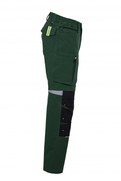 Planam-rECOline Bundhose grün/schwarz