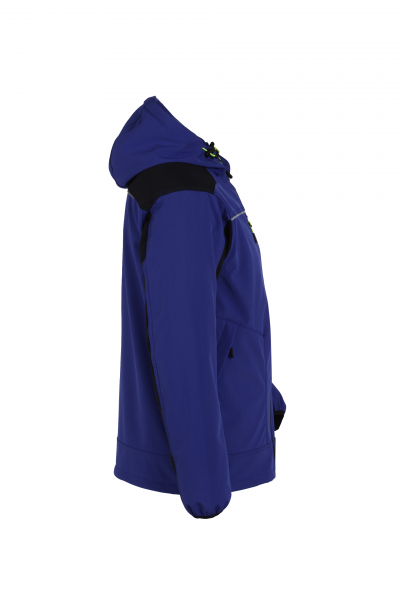Planam-rECOline Softshelljacke kornblumenblau/schwarz