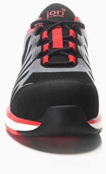 JORI-Sicherheitshalbschuhe, jo_RAPID black-red Low ESD S3, schwarz/rot