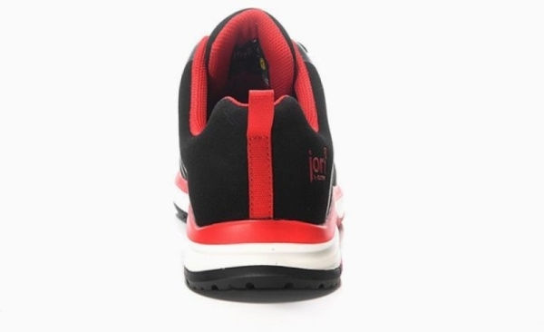 JORI-Sicherheitshalbschuhe, jo_RAPID black-red Low ESD S3, schwarz/rot