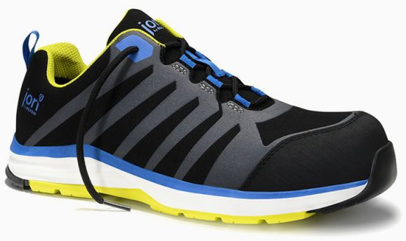 JORI-Sicherheitshalbschuhe, jo_RAPID blue-yellow Low ESD S3, blau/gelb