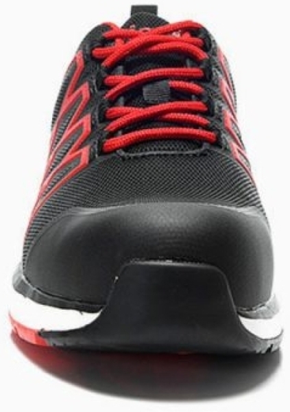 JORI-Sicherheitshalbschuhe, jo_SWIFT black-red Low ESD S1P, schwarz/rot