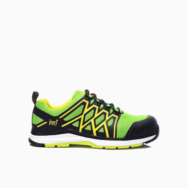 JORI-Sicherheitshalbschuhe, jo_SWIFT green-yellow Low ESD S1P, grün/gelb