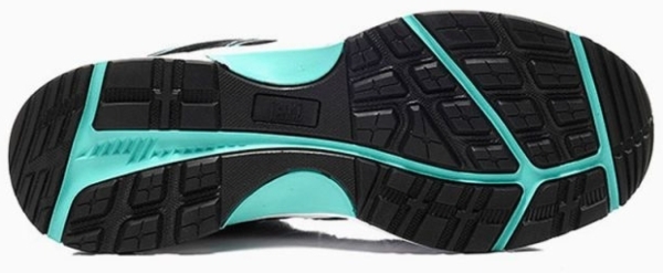 JORI-Sicherheitshalbschuhe, jo_SPEEDY black-aqua Low ESD S1P, schwarz/aqua
