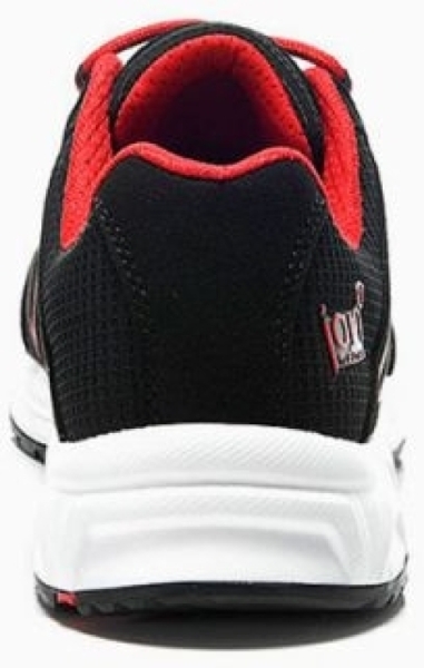 JORI-Sicherheitshalbschuhe, jo_SPEEDY black-red Low ESD S1P, schwarz/rot