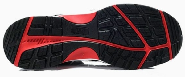 JORI-Sicherheitshalbschuhe, jo_SPEEDY black-red Low ESD S1P, schwarz/rot
