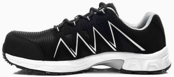 JORI-Sicherheitshalbschuhe, jo_SPEEDY black-silver Low ESD S3, schwarz/silber