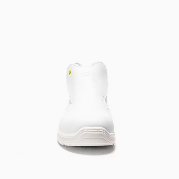 JORI-Sicherheitsschnürstiefel, jo_CLEAN Slipper white Mid ESD S3