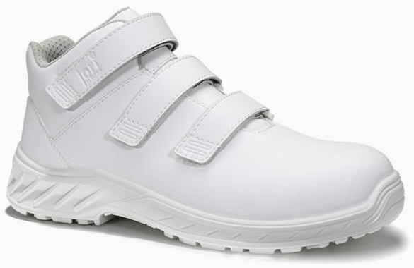 JORI-Sicherheitsschnürstiefel, jo_CLEAN Strap white Mid ESD S3, weiß