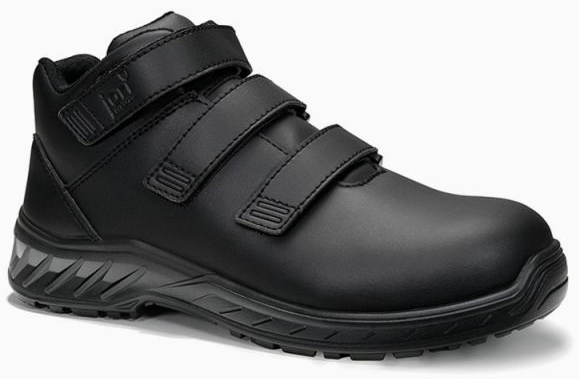 JORI Sicherheitshalbschuh CLEAN Strap black Form B, Mid ESD S3, schwarz