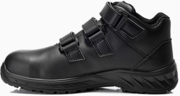 JORI Sicherheitshalbschuh CLEAN Strap black Form B, Mid ESD S3, schwarz
