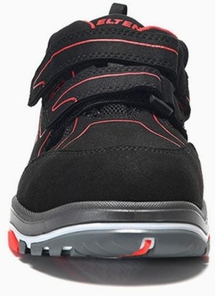 ELTEN-S1-Sicherheitssandale, ANTHONY red Easy, ESD, Typ 1, schwarz-rot
