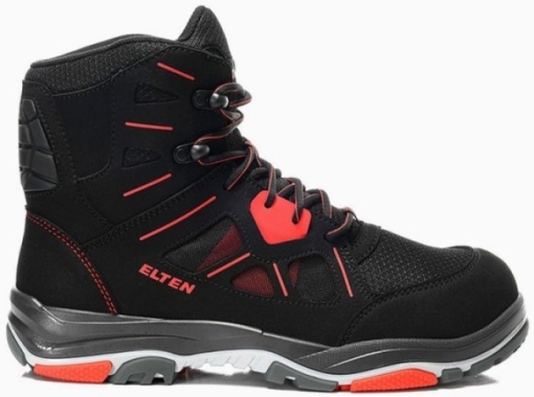 ELTEN-S1-ERGO-ACTIVE-Sicherheitshochschuhe, ANTHONY Mid, ESD, Fußtyp 3, rot