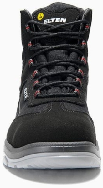 ELTEN-Footwear, S3-ERGO-ACTIVE-Arbeits-Berufs-Sicherheits-Schuhe, Hochschuhe, MATTHEW Mid, ESD, Fußtyp 2, schwarz