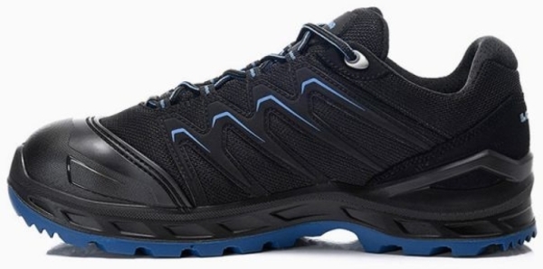 ELTEN-LOWA-S3-Sicherheitshalbschuhe, LARROX Work GTX black-blue Lo, CI, schwarz/blau
