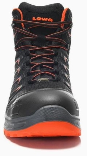 ELTEN-Footwear, S3-Arbeits-Berufs-Sicherheits-Schuhe, Schnürstiefel, LARROX Work GTX black Mid, CI, schwarz
