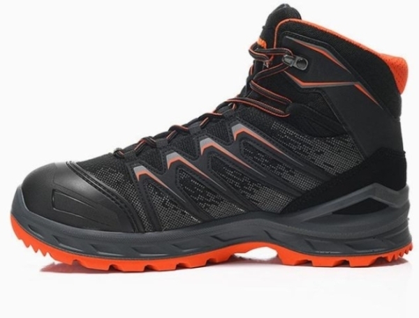 ELTEN-Footwear, S3-Arbeits-Berufs-Sicherheits-Schuhe, Schnürstiefel, LARROX Work GTX black Mid, CI, schwarz