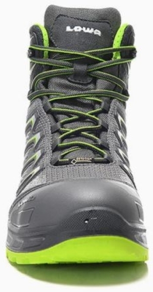 ELTEN-Footwear, S3-Arbeits-Berufs-Sicherheits-Schuhe, Schnürstiefel, LARROX Work GTX grex Mid, CI, grau