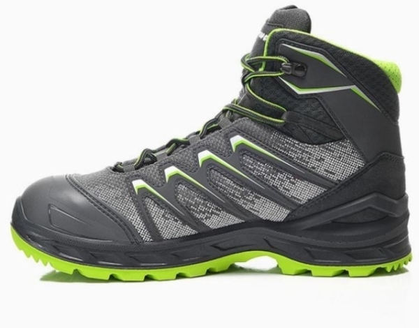 ELTEN-Footwear, S3-Arbeits-Berufs-Sicherheits-Schuhe, Schnürstiefel, LARROX Work GTX grex Mid, CI, grau