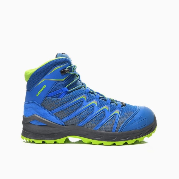 ELTEN-Footwear, S3-Arbeits-Berufs-Sicherheits-Schuhe, Schnürstiefel, LARROX Work GTX blue Mid, CI, blau