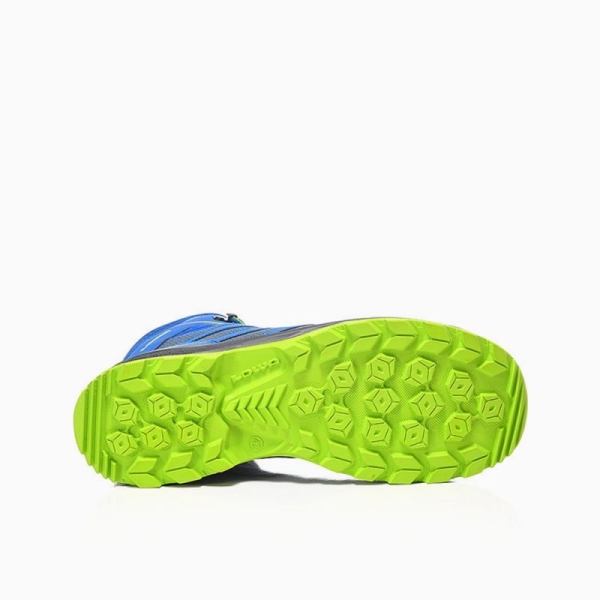 ELTEN-Footwear, S3-Arbeits-Berufs-Sicherheits-Schuhe, Schnürstiefel, LARROX Work GTX blue Mid, CI, blau