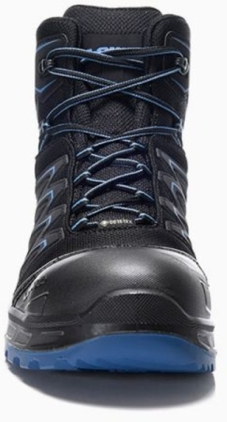 ELTEN-LOWA-S3-Sicherheitshochschuhe, LARROX Work GTX black-blue Mid, CI, schwarz/blau