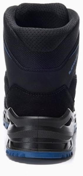 ELTEN-LOWA-S3-Sicherheitshochschuhe, LARROX Work GTX black-blue Mid, CI, schwarz/blau