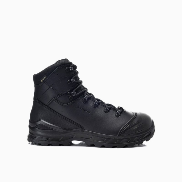 ELTEN-LOWA-S3-Sicherheitshochschuhe, LEONARDO WORK LX PRO GTX black Mid, schwarz