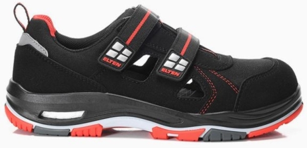ELTEN-S1-Sicherheitssandale, IAN XXTP red Easy, ESD, schwarz-rot