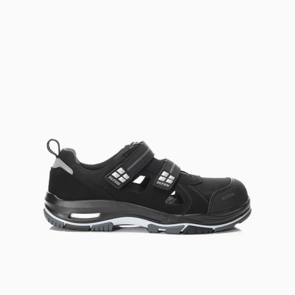 ELTEN-S1-Sicherheitssandale, IAN XXTP pro grey Easy, ESD, schwarz-grau
