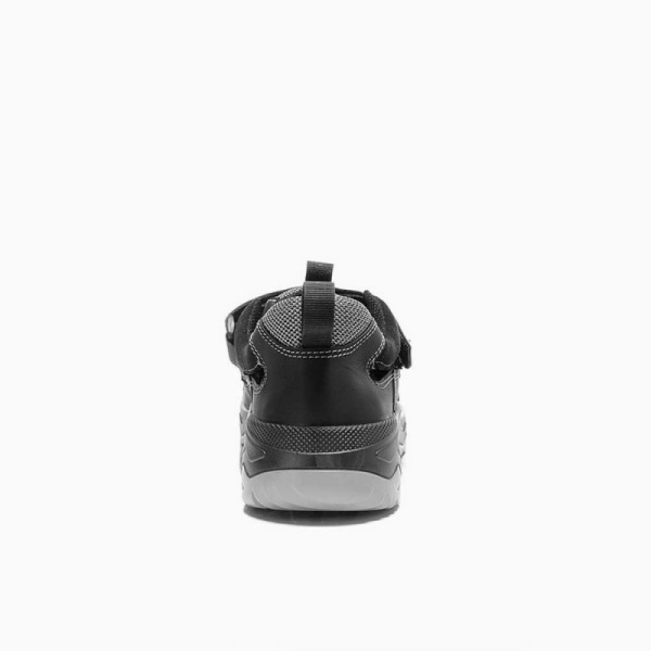 ELTEN-Footwear, S1P-Arbeits-Berufs-Sicherheits-Sandalen, mit Klettverschluss, LASLO ESD, schwarz