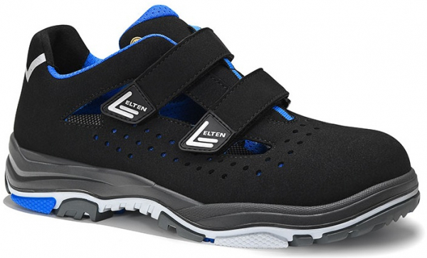 ELTEN-Footwear, S1-ERGO-ACTIVE-Arbeits-Berufs-Sicherheits-Sandalen, IMPULSE EA Easy, ESD, Fußtyp 2, blau