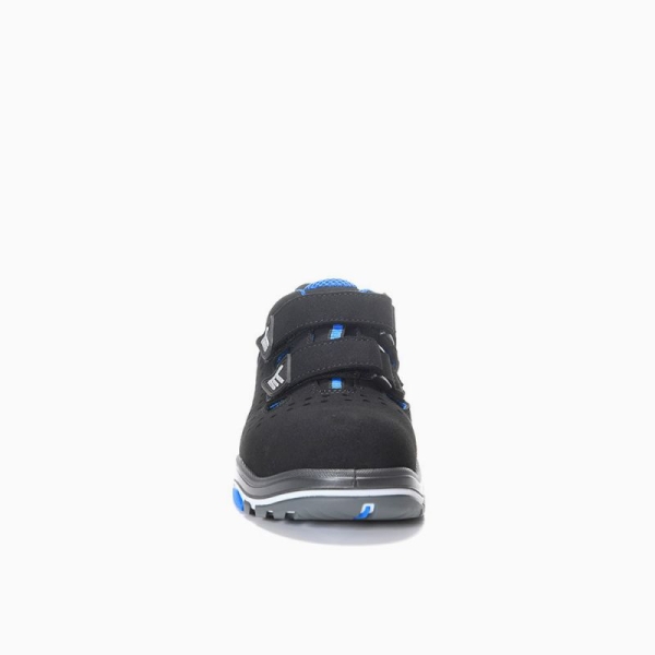 ELTEN-Footwear, S1-ERGO-ACTIVE-Arbeits-Berufs-Sicherheits-Sandalen, IMPULSE EA Easy, ESD, Fußtyp 2, blau