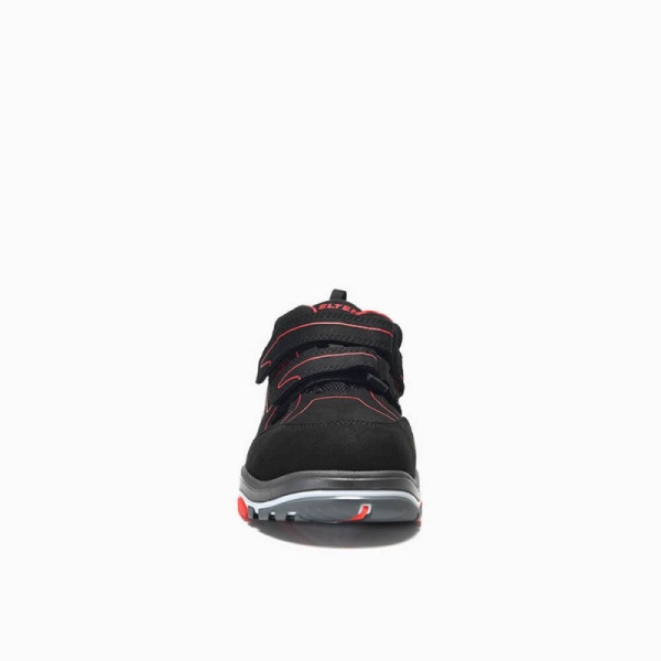 ELTEN-Footwear, S1P-ERGO-ACTIVE-Arbeits-Berufs-Sicherheits-Sandalen, ANTHONY Easy, ESD, Fußtyp 3, rot