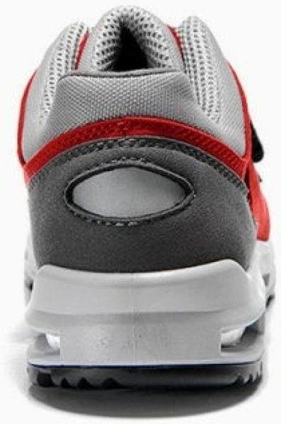 ELTEN-Footwear, S1-WELLMAXX-Arbeits-Berufs-Sicherheits-Sandalen, TRAVIS Esay, ESD, grau-rot