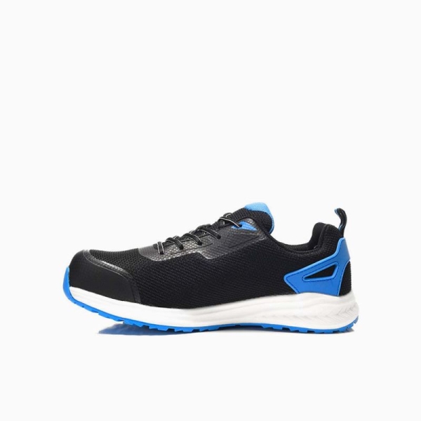 ELTEN-S1P, Sicherheitshalbschuhe, BATIS, black-blue Low ESD, schwarz/blau