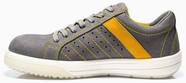 ELTEN-Footwear, S1-Arbeits-Berufs-Sicherheits-Schuhe, Halbschuhe, BREEZER GREY LOW ESD, grau