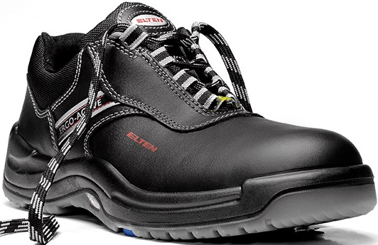 ELTEN-Footwear, S2-Arbeits-Berufs-Sicherheits-Schuhe, Halbschuhe, MATS ESD, Fußtyp 3, schmale Fußweite, schwarz
