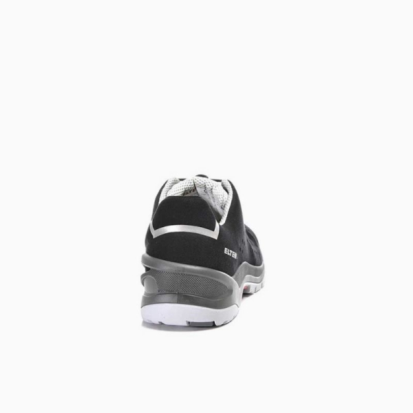 ELTEN-Footwear, S1-Arbeits-Berufs-Sicherheits-Schuhe, Halbschuhe, IMPULSE GREY LOW, ESD, schwarz/grau